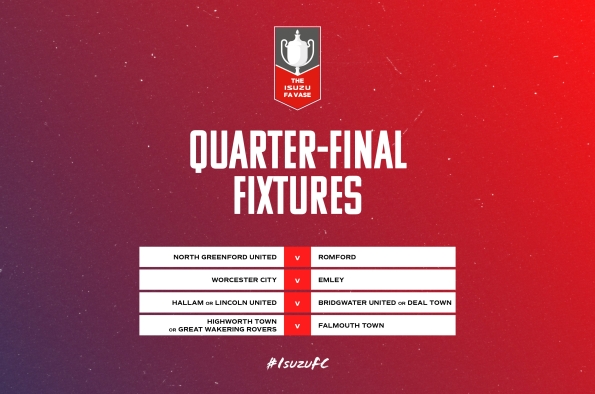 ISUZU HOST FA VASE AND TROPHY QUARTER FINAL DRAWS Releases Isuzu Media