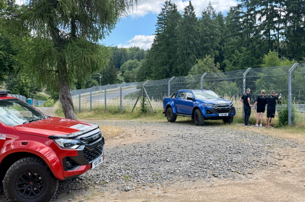 Isuzu UK helps Mission Motorsport beneficiaries experience the Nürburgring
